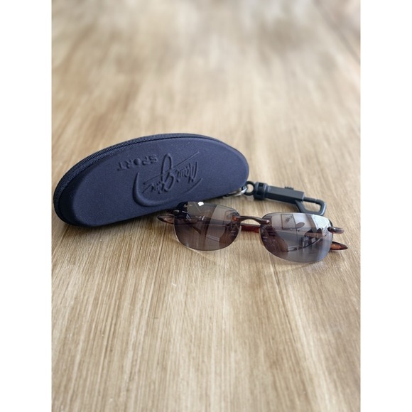 Maui Jim Other - MAUI JIM Sandy Beach/Brown Tortoise MJ-408-10 Sport Half-Rim Sunglasses